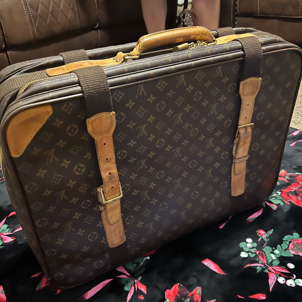 Authentic vintage Louis Vuitton suitcase luggage unisex